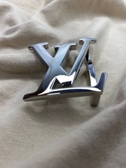 Louis Vuitton LV Initiales 40mm 1.5` Belt Buckle Silver Tone Replacement Buckle