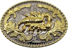 Scorpion Zinc Alloy Western Rodeo Gold Tone Design Fashion Cowboy Belt Buckle
