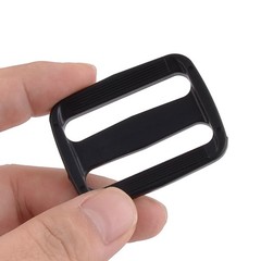 Plastic Adjustable Backpack Belt Glide Connect Buckle 38mm Strap Width 10pcs