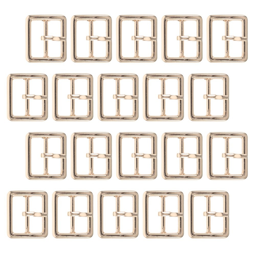 20 Pcs Metal Belt Buckle Prong for Handmade Bags Center Bar Buckles Shoes