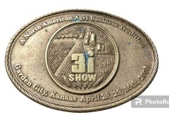 Vtg 2005 2008 Kansas 3i Belt Buckles North American Agri-Business Tradition 2 Ea