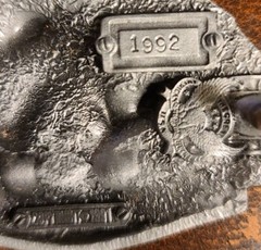 BORN TO RIDE EAGLE WINGS TALONS MOTORCYCLE PISTONS BIKER BELT BUCKLE