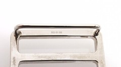Hermes Etrier Buckle Belt 32mm Rudium Plated