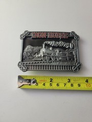 Iron Horse Train Belt Buckle