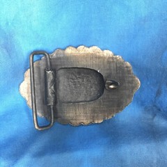vtg 1976 LIBERTY BELL BICENTENNIAL 1776 BELT BUCKLE 70s philadelphia