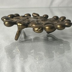 Vintage Jack Boyd Bronze Belt Buckle – Mid Century – Brutalist – Atomic Design