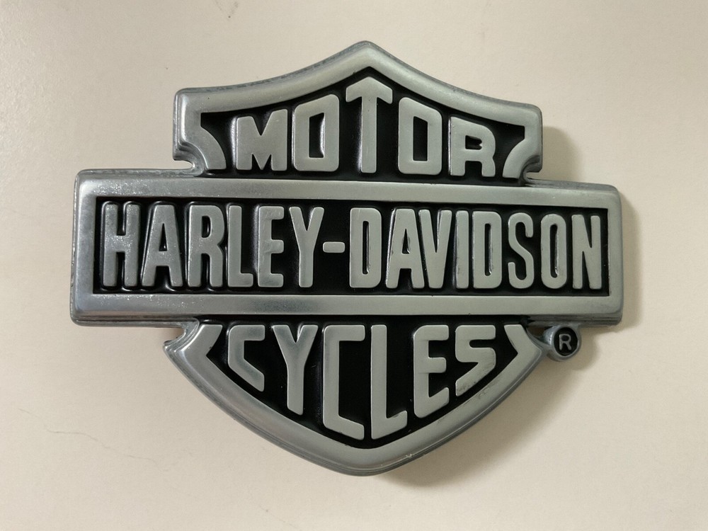 Harley-Davidson Classic Bar&Shield belt buckle.Gunmetal plaited.#99593-08VM.