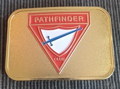 Brand New PATHFINDER CLUB BELT BUCKLE sword design metal