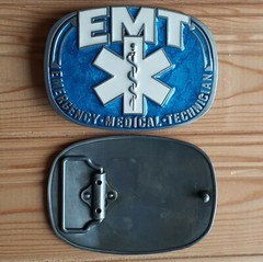 Emergency Medical Technician EMT Work Profession Belt Buckle