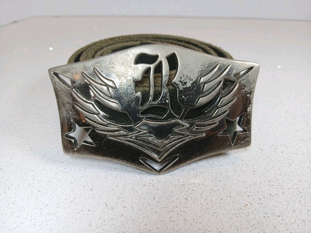Robbins Jeans Buckle? Belt Buffalo David Bitton/ Canada Size 40