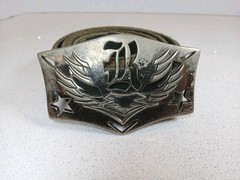 Robbins Jeans Buckle? Belt Buffalo David Bitton/ Canada Size 40