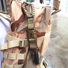 Tactical Keychain Molle Webbing Hook Belt Buckle Detachable Carabiner Key Rings