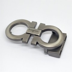 Salvatore Ferragamo Gancini brushed gunmeta Belt Buckle for 34-35mm belt