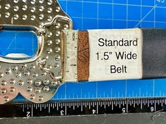 Lucky Four Leaf Clover Rhinestone Covered Belt Buckle with Bottle Opener