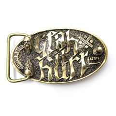 Belt buckle tattooist with skull, Tattoo machine, Skull belt buckle,