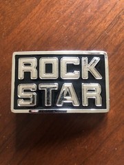 Rockstar Musician Punk Rock Star Band Music Metal Unisex Men’s Belt Buckle