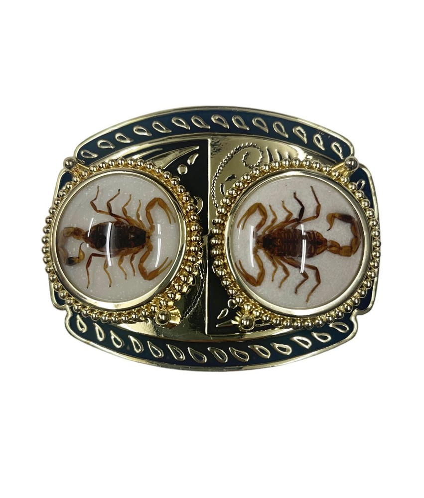 Real Scorpion Vintage Style Cowboy Antique Scorpion Belt Buckle Genuine Handmade