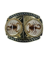 Real Scorpion Vintage Style Cowboy Antique Scorpion Belt Buckle Genuine Handmade