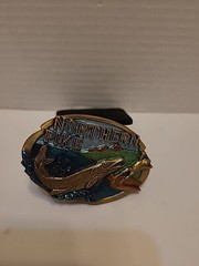 Vintage American Buckle Company Northern Pike Made In The USA 1998
