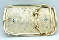 Gold Color Oval 40×30 40mm x 30mm Natural Lapis Lazuli Belt Buckle epb80