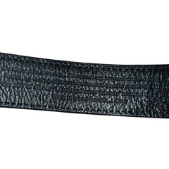 🖤 Leather Island by Bill Lavin Belt w/ Decorative Marble-Style Buckle