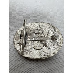 Siskiyou Buckle Co. Pewter Belt Buckle 1995 Wolf Eagle Native