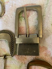 Mixed Belt Buckle Lot Of 6 pre-owned men&rsquo;s belt buckles