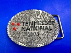 Tennessee National 2024 4th Place U21 Women&rsquo;s Enduro Trophy Award Belt Buckle