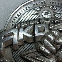 Belt Buckle Electric Bolt And Fist Akademiks Jeanius Major Voltage