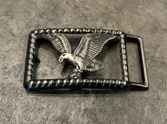 Vintage Men&rsquo;s Belt Buckle, Eagle with Wings Open