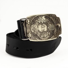German silver belt buckle Glory to Ukraine! , National Ukrainian trident buckle