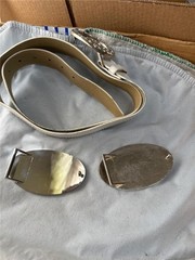 Vintage Guess Jeans Belt Buckle Lot of Three Buckles and 1 Belt