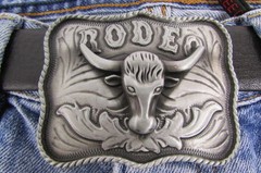 Texas Men Silver Metal Cowboy Western 3d Belt Buckle Rodeo Bull Head Skull TX