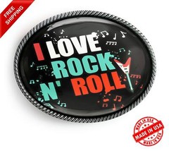 Joan Jett Belt Buckle – I Love Rock n Roll Music Handmade Buckle – 172