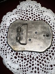 Eagle Belt Buckle Silver Tone Heavy Detailed Men&rsquo;s