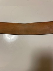 Louis Vuitton Metal Buckle Belt Travel Requisite design Used From Japan