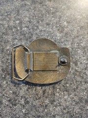 Peabody Coal Company Eastern Division 1983 Safety Award Belt Buckle Vtg 80’s