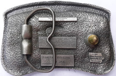 1987 Iowa Specialty belt buckle Thresherman Collectors Albert City John Deere