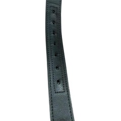 Dickies Black Brown Leather Reversible Size 44 Men&rsquo;s Belt Silver Buckle