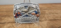 AMERICAN BY BIRTH SOUTHERN BY THE GRACE OF GOD Belt Buckle
