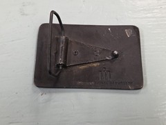 INTERNATIONAL HARVERSTER Spec Cast belt buckle USA TRACTOR farming BRASS western