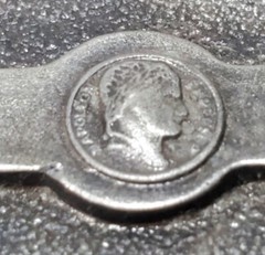 VINTAGE BICENTENNIAL 1776-1976 SPIRIT OF AMERICA METAL BELT BUCKLE