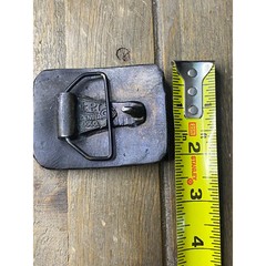 Vintage metal 1978 PPI Teas Longhorns Belt Buckle &lsquo;Denver Colo&rsquo; 2×3