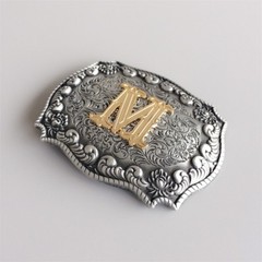 Western Initial Letter M Belt Buckle Gurtelschnalle also Stock in US