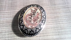 Howling Wolf(s)/Eagle Western Belt Buckle Silver Cowboy/Biker Metal Men L@@K!