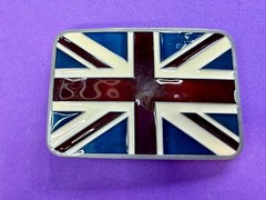 Great Britain Union Flag British Jack United Kingdom Patriotic Belt Buckle