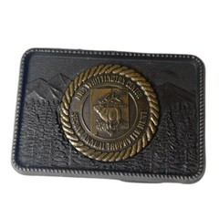 NRA Whittington Center Belt Buckle Second Annual Trophy Elk Hunt Natl Rifle Assn