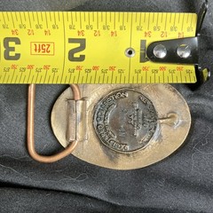Heritage Mint Ltd Virginia Statehood 1776 Belt Buckle serial number NI1073 brass