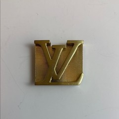 Louis Vuitton Gold Monogram Buckle