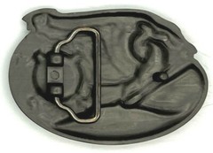 US Coast Guard American Heroes Eagle USA Flag Belt Buckle New